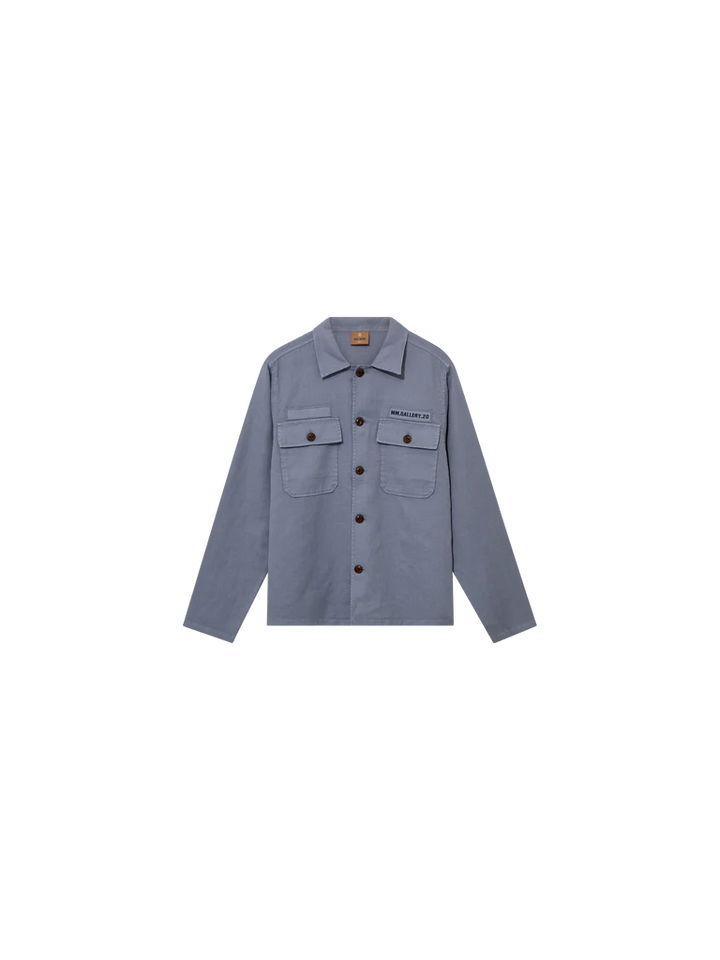 MARCELLO PORRO OVERSHIRT (FLINT STONE) - MOS MOSH GALLERY