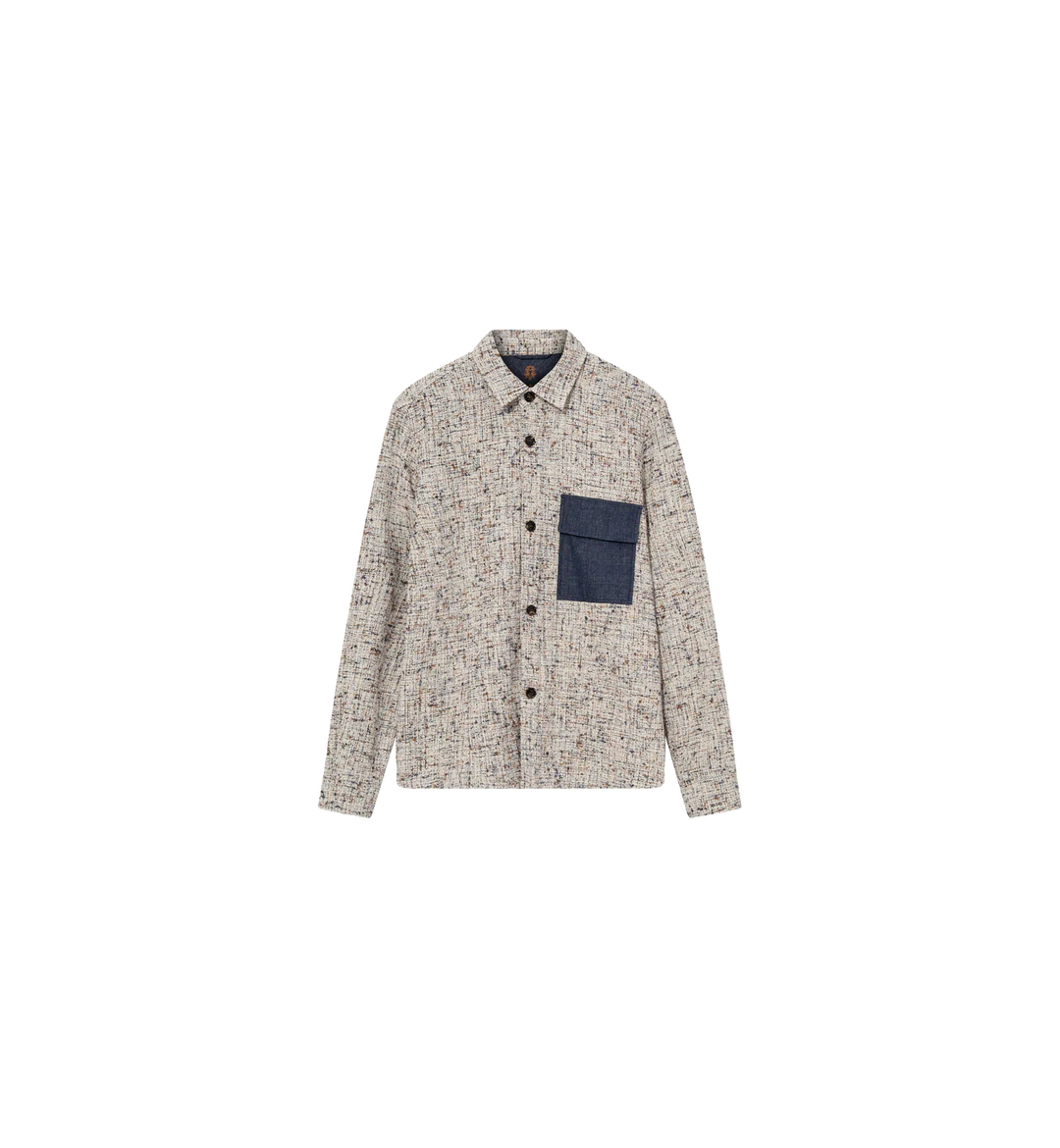 WILSON NEP OVERSHIRT (ECRU) - MOS MOSH GALLERY