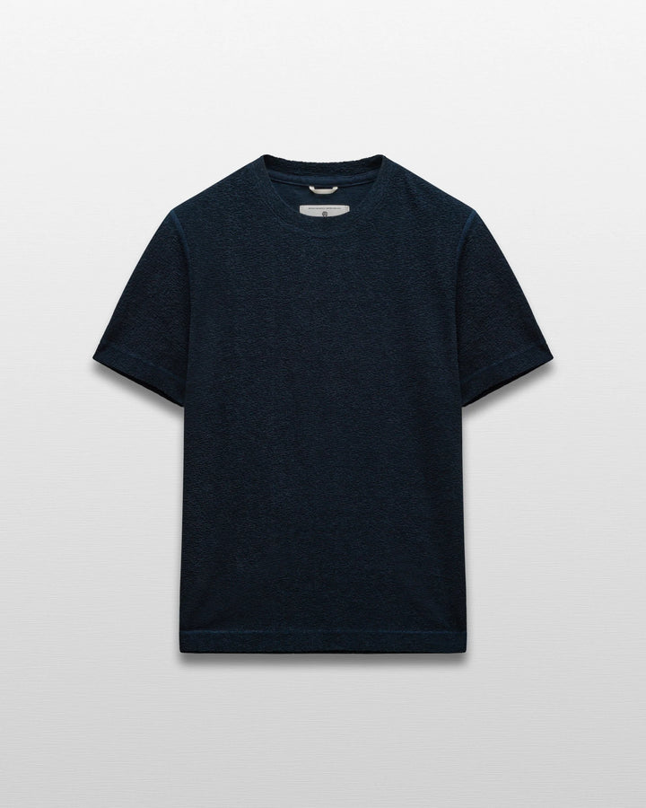 TEXTURED STANDARD T-SHIRT (NAVY) - REIGNING CHAMP