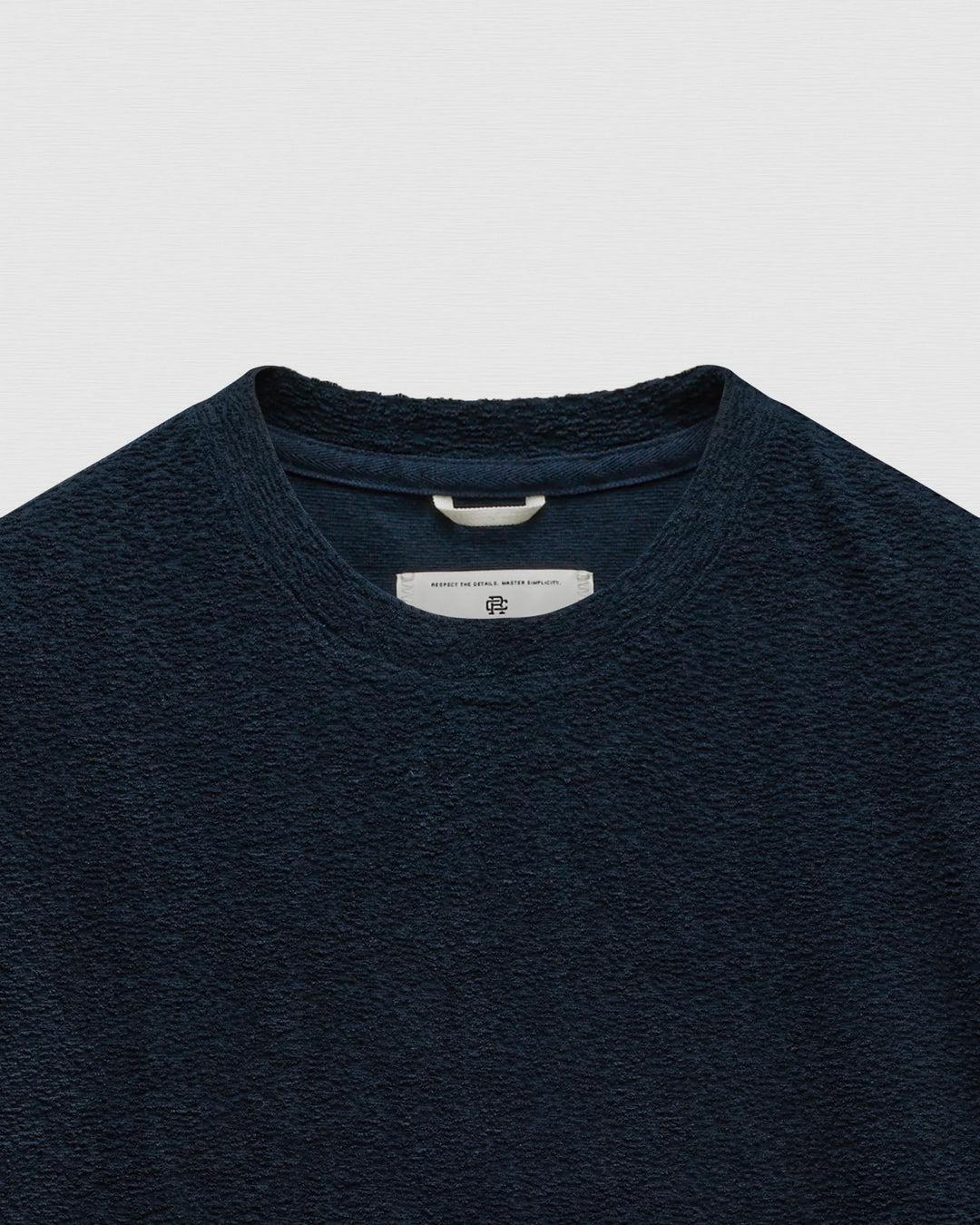TEXTURED STANDARD T-SHIRT (NAVY) - REIGNING CHAMP