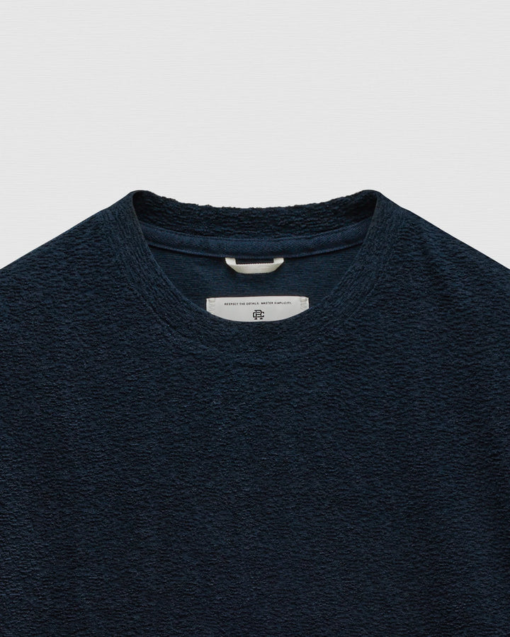 TEXTURED STANDARD T-SHIRT (NAVY) - REIGNING CHAMP