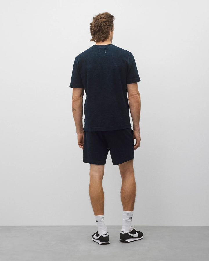 TEXTURED STANDARD T-SHIRT (NAVY) - REIGNING CHAMP