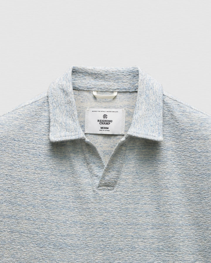 TEXTURED TERRY POLO (STATIC) - REIGNING CHAMP