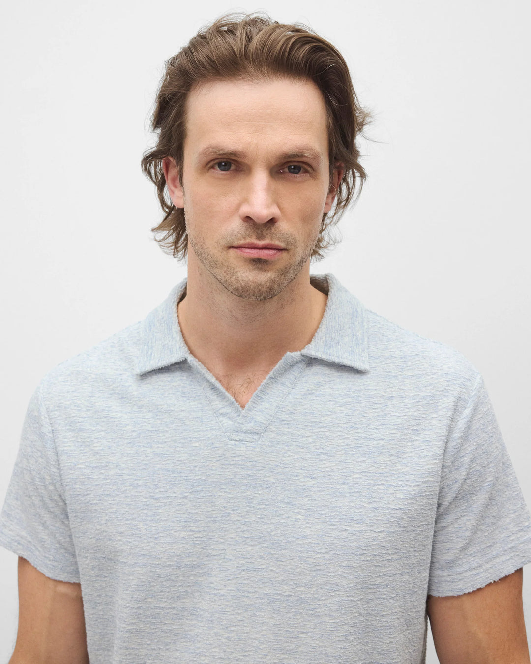 TEXTURED TERRY POLO (STATIC) - REIGNING CHAMP