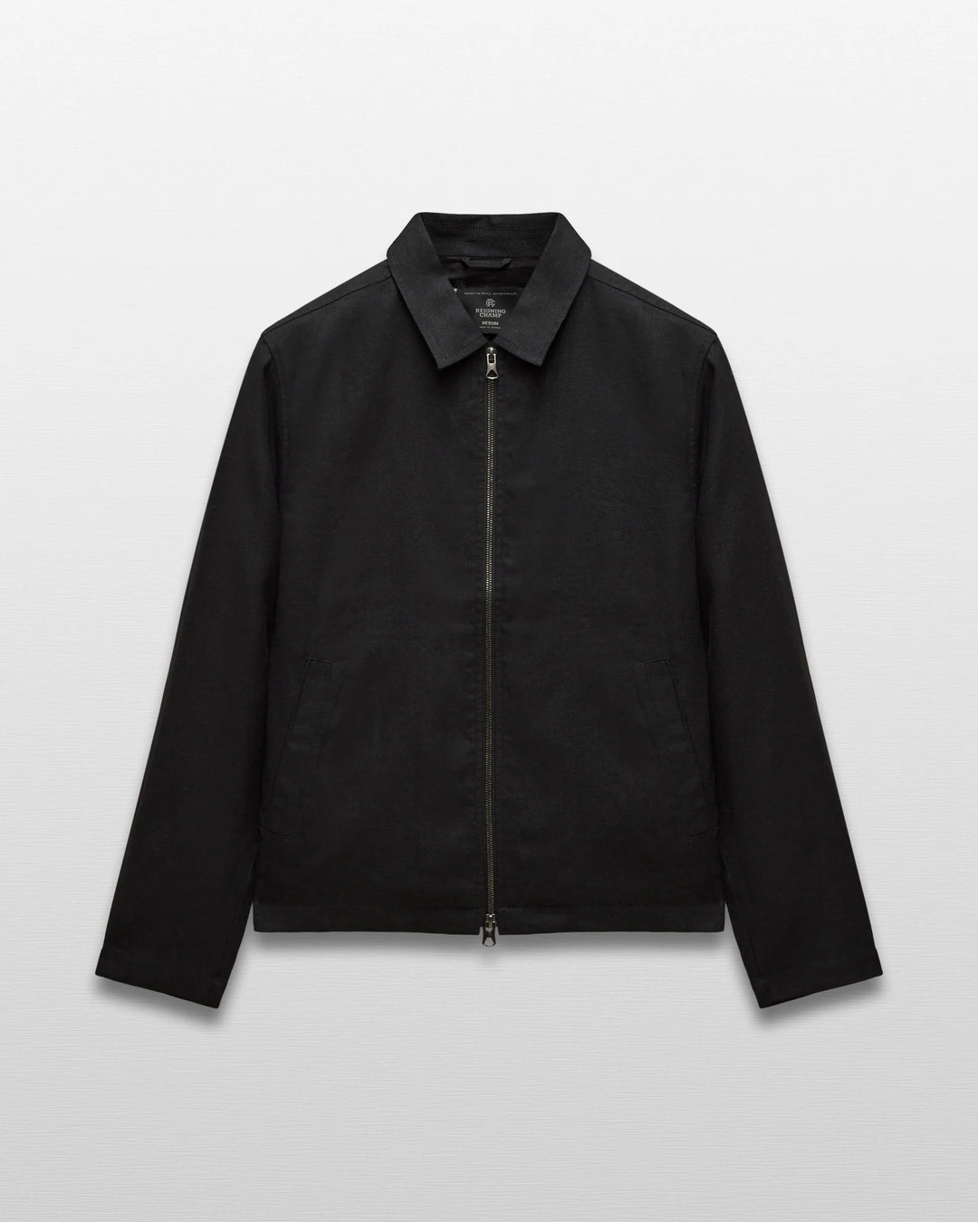 LINEN VENUE JACKET (BLACK) - REIGNING CHAMP