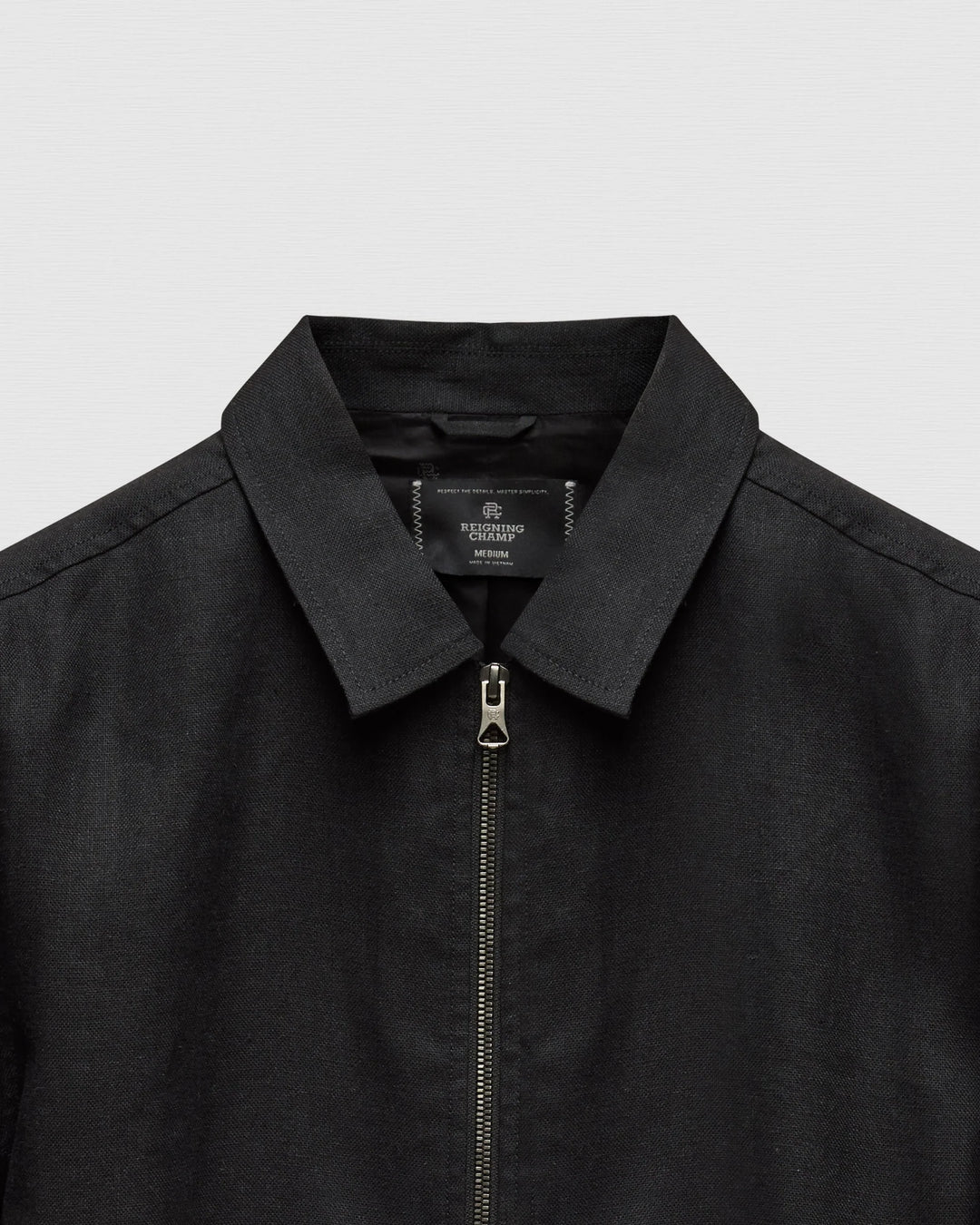 LINEN VENUE JACKET (BLACK) - REIGNING CHAMP