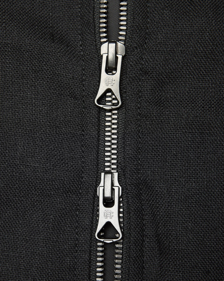 LINEN VENUE JACKET (BLACK) - REIGNING CHAMP