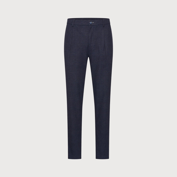 STEVEN CHECK PANT (NAVY) - BLUE INDUSTRY