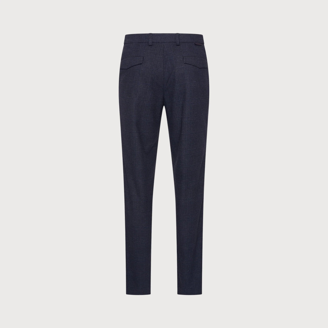 STEVEN CHECK PANT (NAVY) - BLUE INDUSTRY