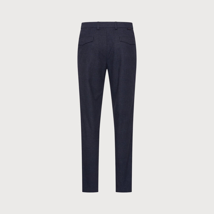STEVEN CHECK PANT (NAVY) - BLUE INDUSTRY