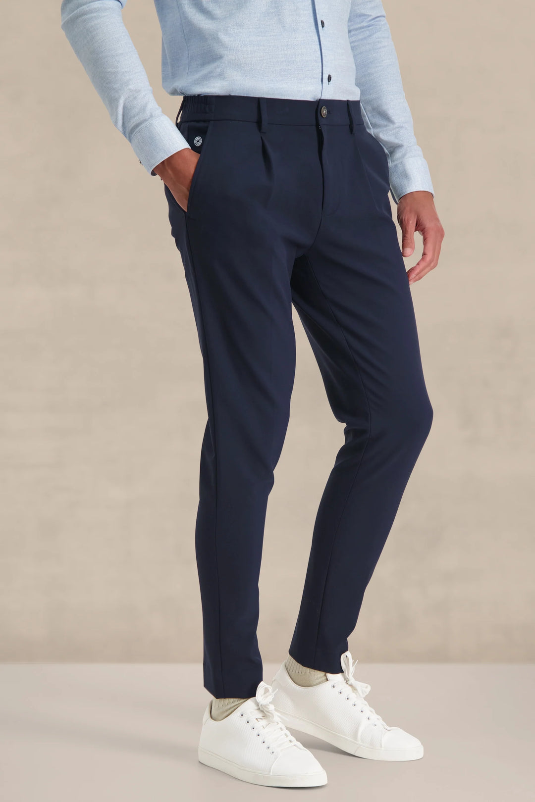 LUXE STRETCH PANT (NAVY) - BLUE INDUSTRY