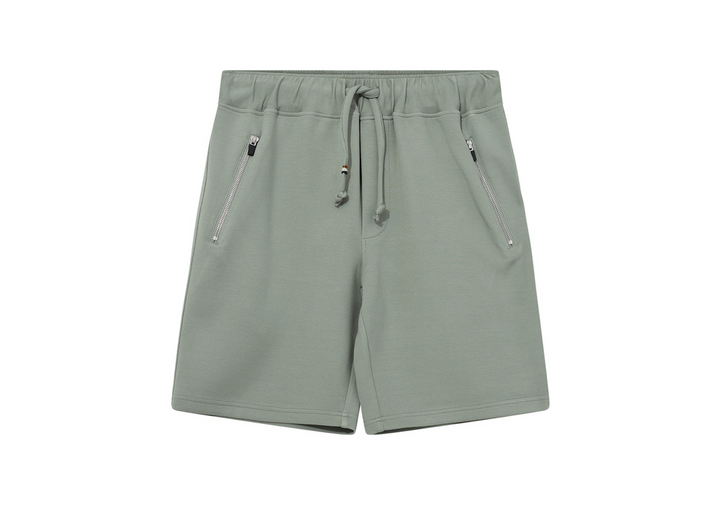 ABEL ZIP SHORTS (GREEN) - MOS MOSH GALLERY