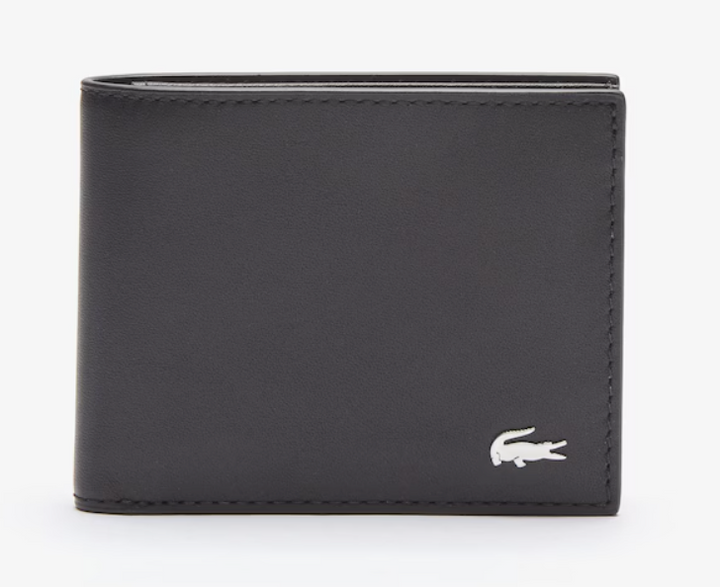 SMALL LEATHER BILLFOLD WALLET - LACOSTE