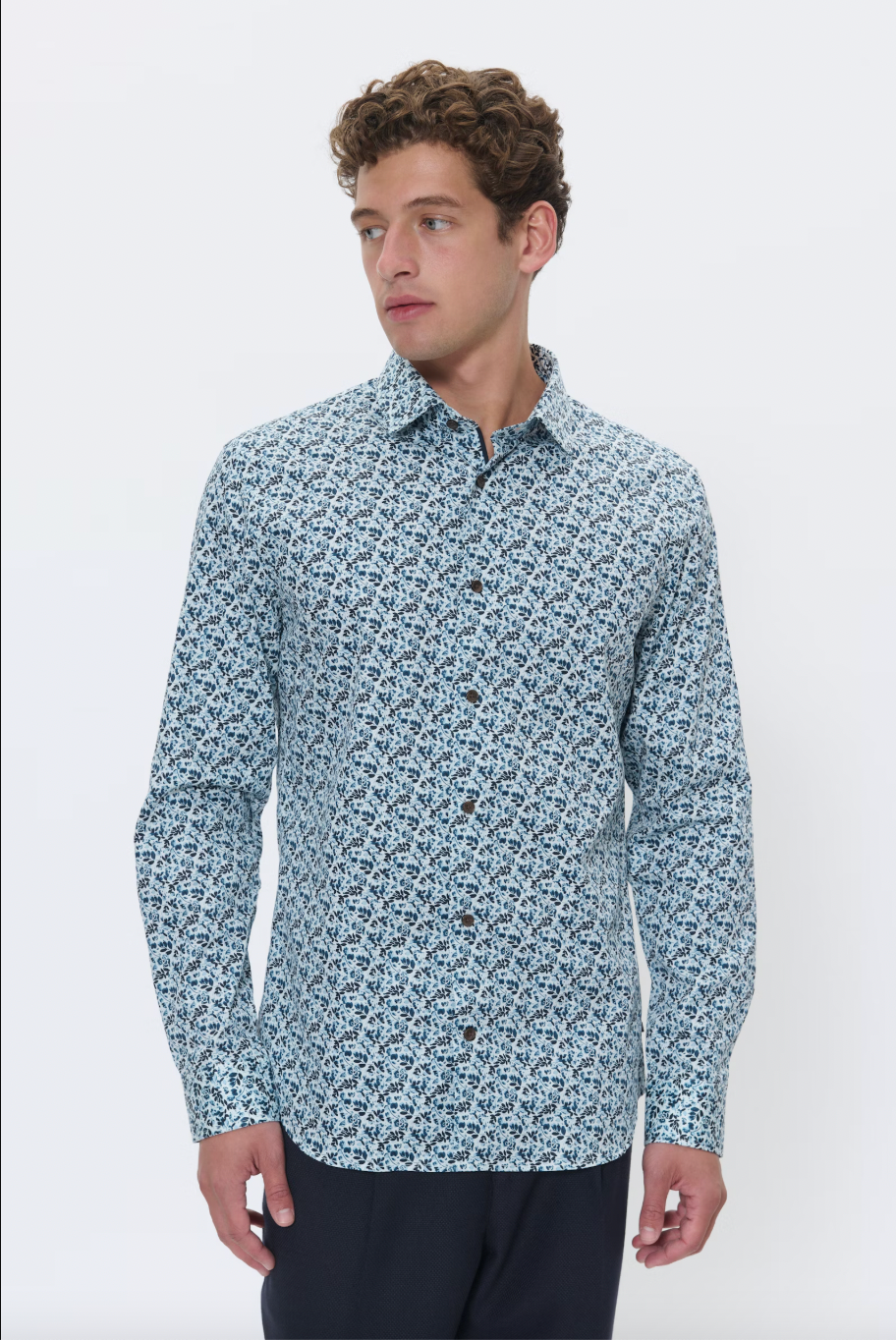 MATROSTOL SHIRT (FLORAL WHITE) - MATINIQUE