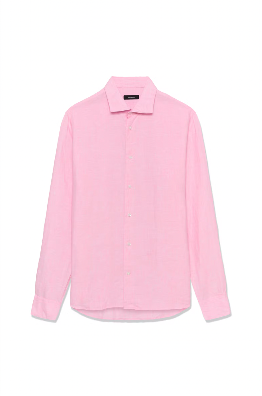 MAMARC LINEN SHIRT (PINK) - MATINIQUE