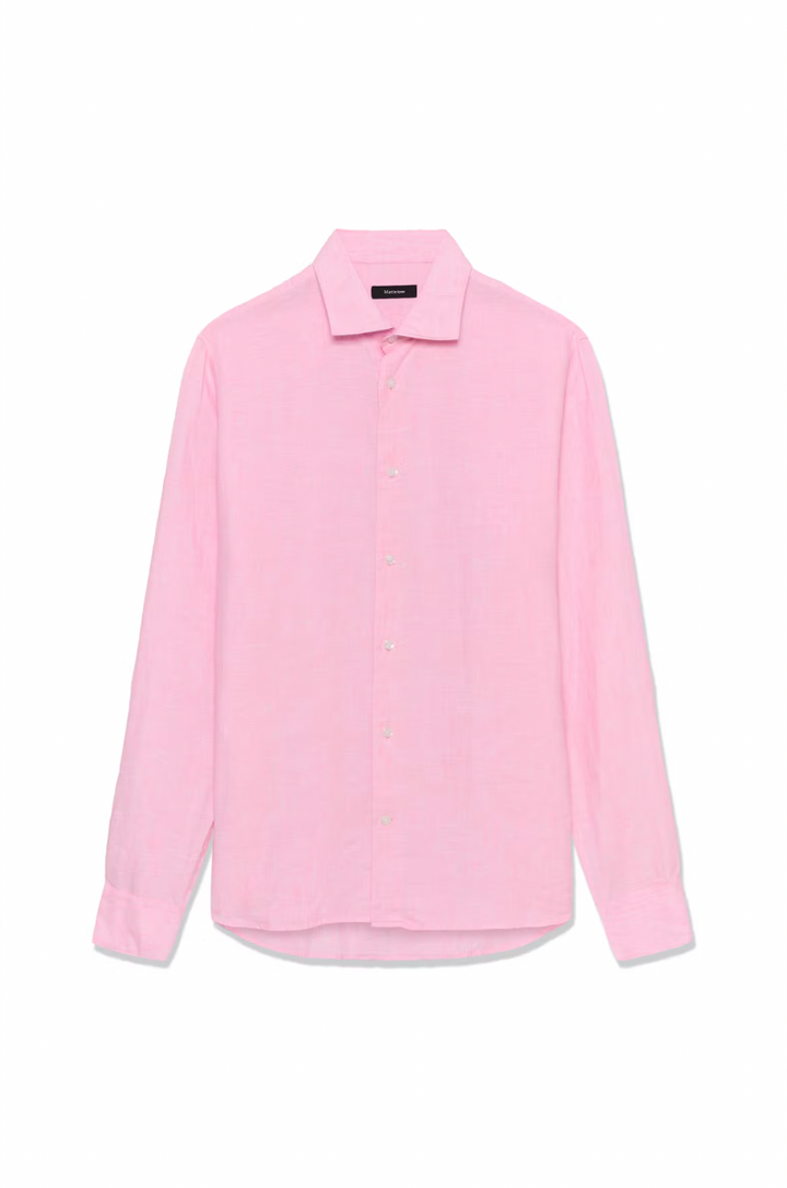 MAMARC LINEN SHIRT (PINK) - MATINIQUE