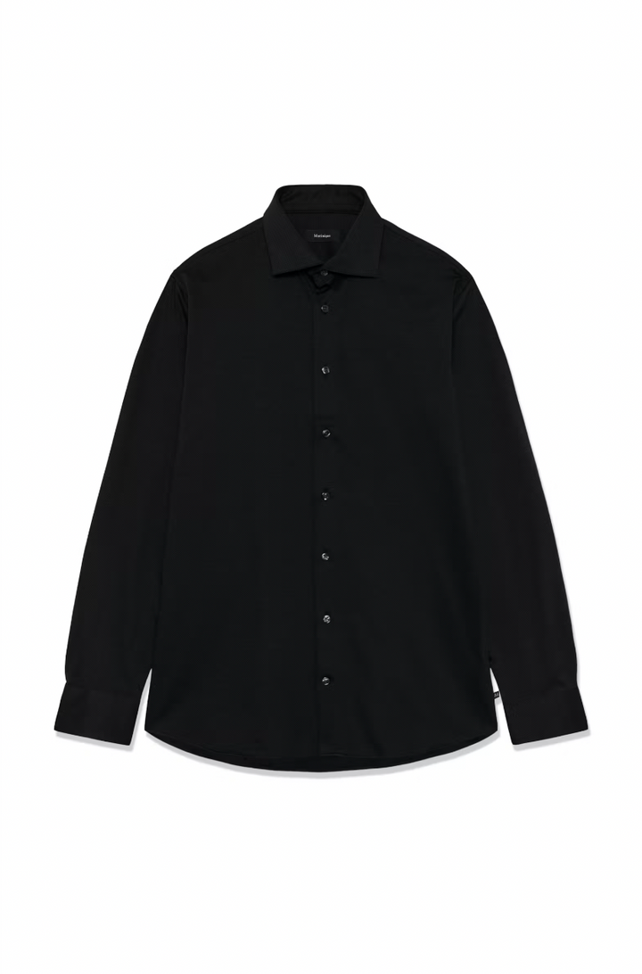 MAMARC LINEN SHIRT (BLACK) - MATINIQUE