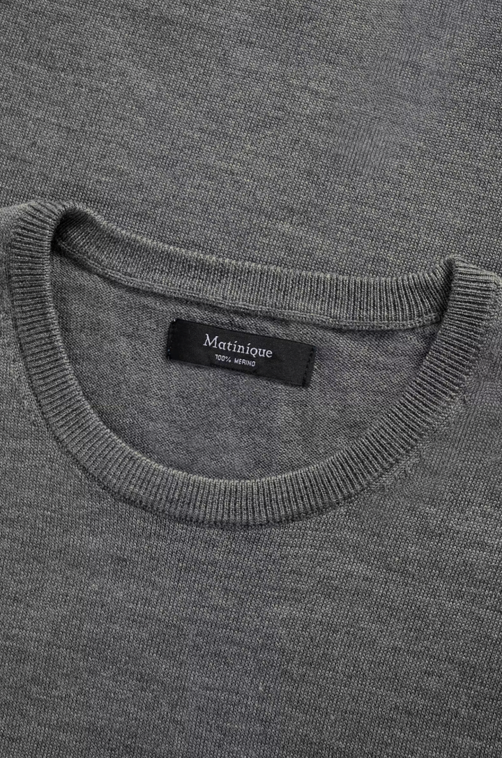 MARGRATE CREWNECK SWEATER (GREY) - MATINIQUE