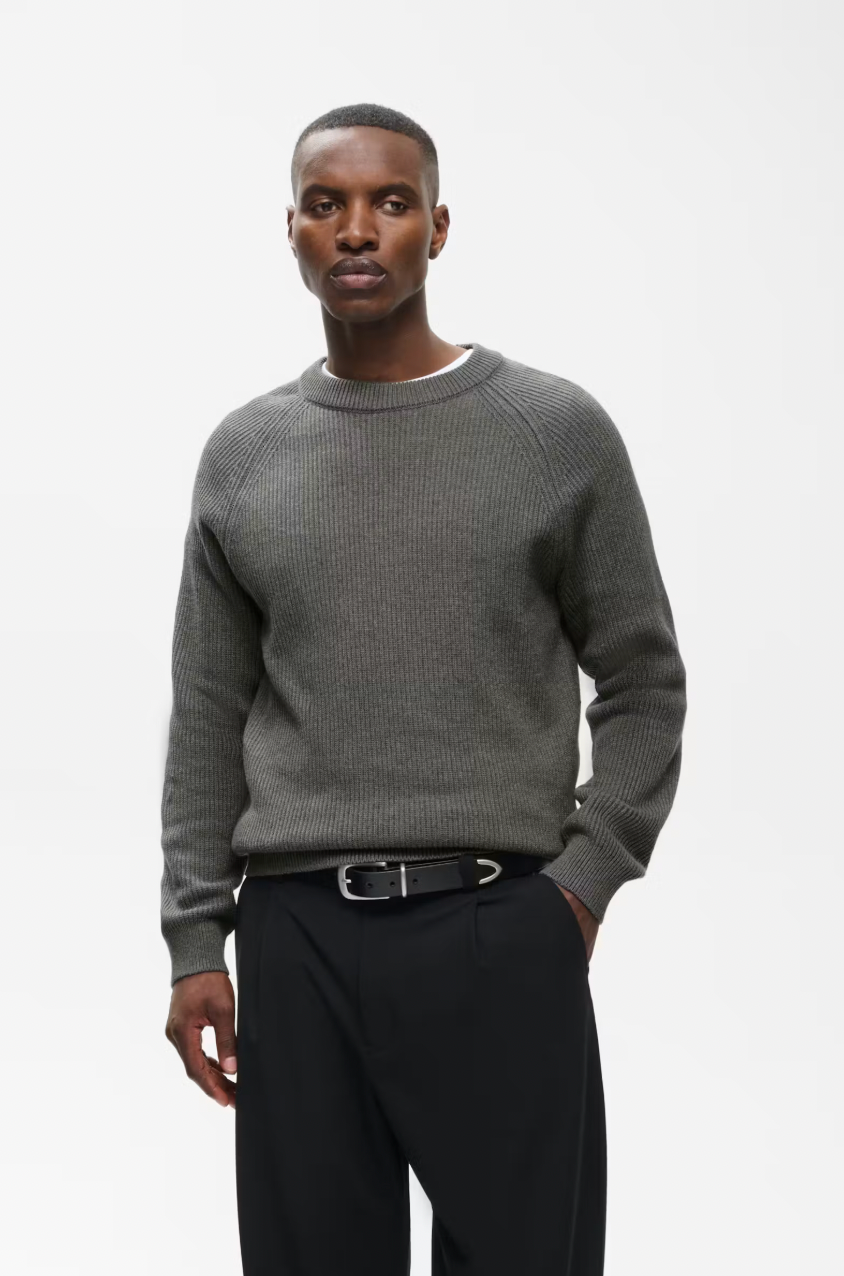 MAHELLSON SWEATER (GREY) - MATINIQUE
