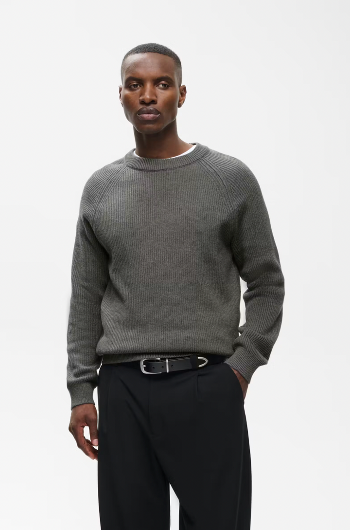 MAHELLSON SWEATER (GREY) - MATINIQUE