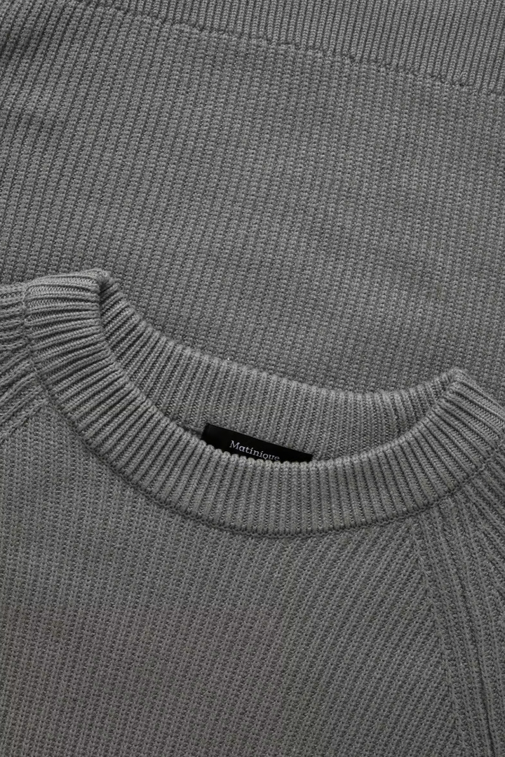 MAHELLSON SWEATER (GREY) - MATINIQUE