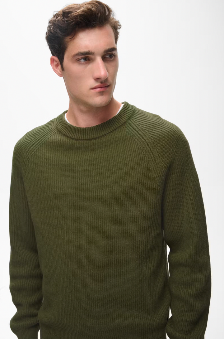 MAHELLSON SWEATER (OLIVE) - MATINIQUE