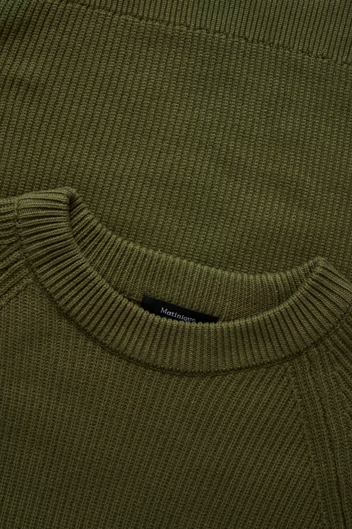 MAHELLSON SWEATER (OLIVE) - MATINIQUE