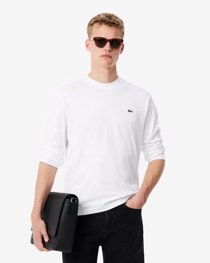LONGSLEEVE T-SHIRT (WHITE) - LACOSTE