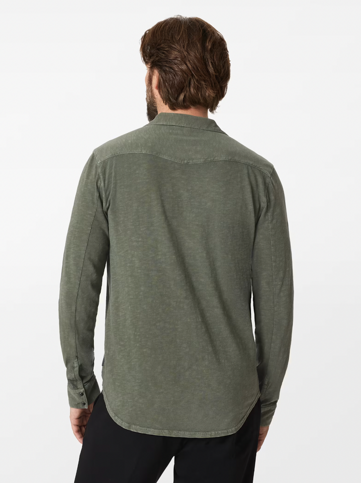 ARVON WESTERN SHIRT (GREEN) - JOHN VARVATOS