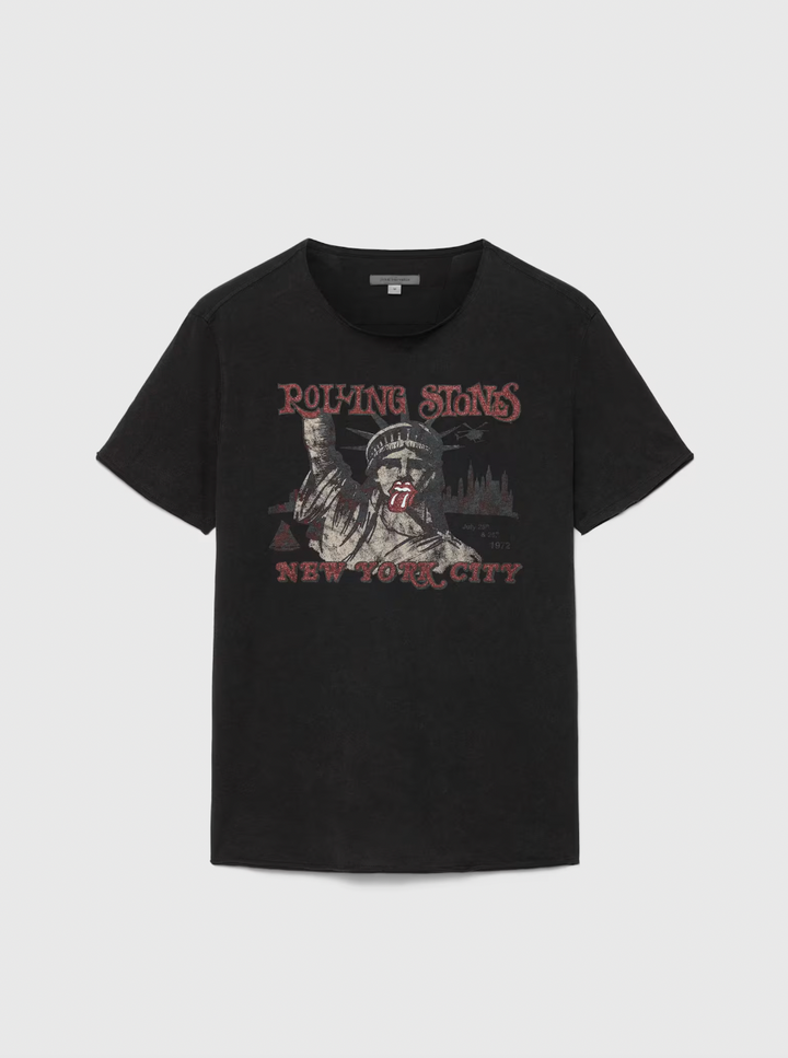 ROLLING STONES NYC TEE (BLACK)  - JOHN VARVATOS