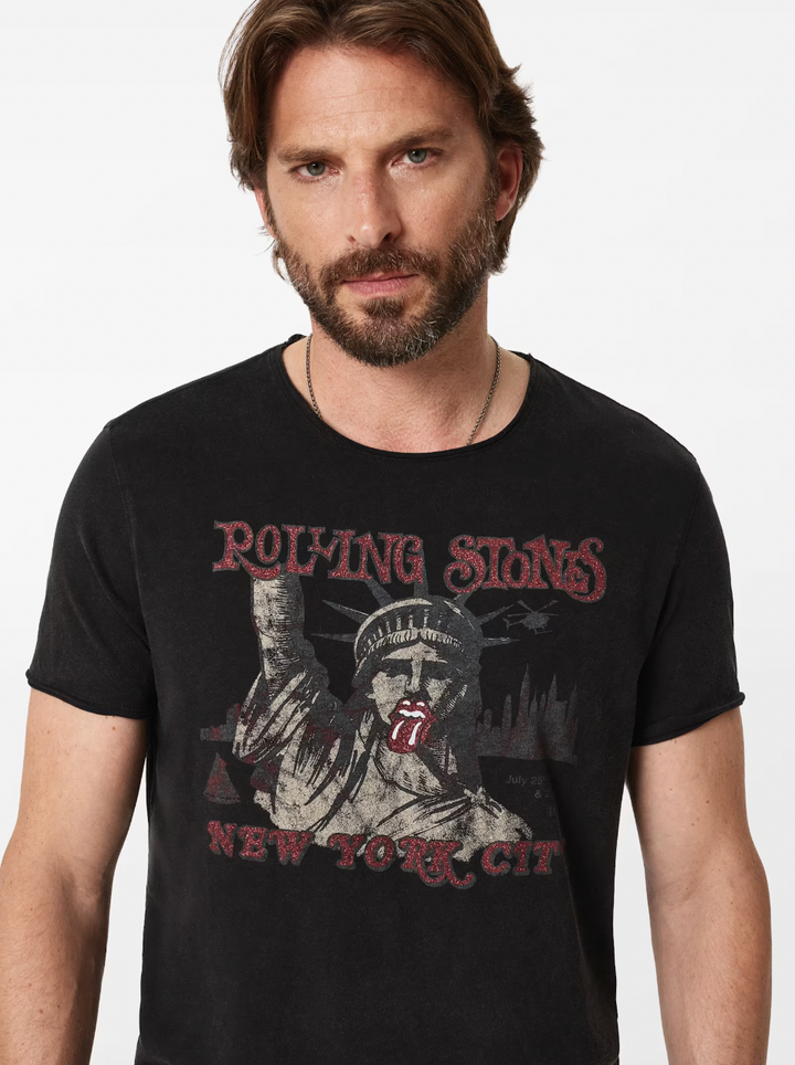 ROLLING STONES NYC TEE (BLACK)  - JOHN VARVATOS