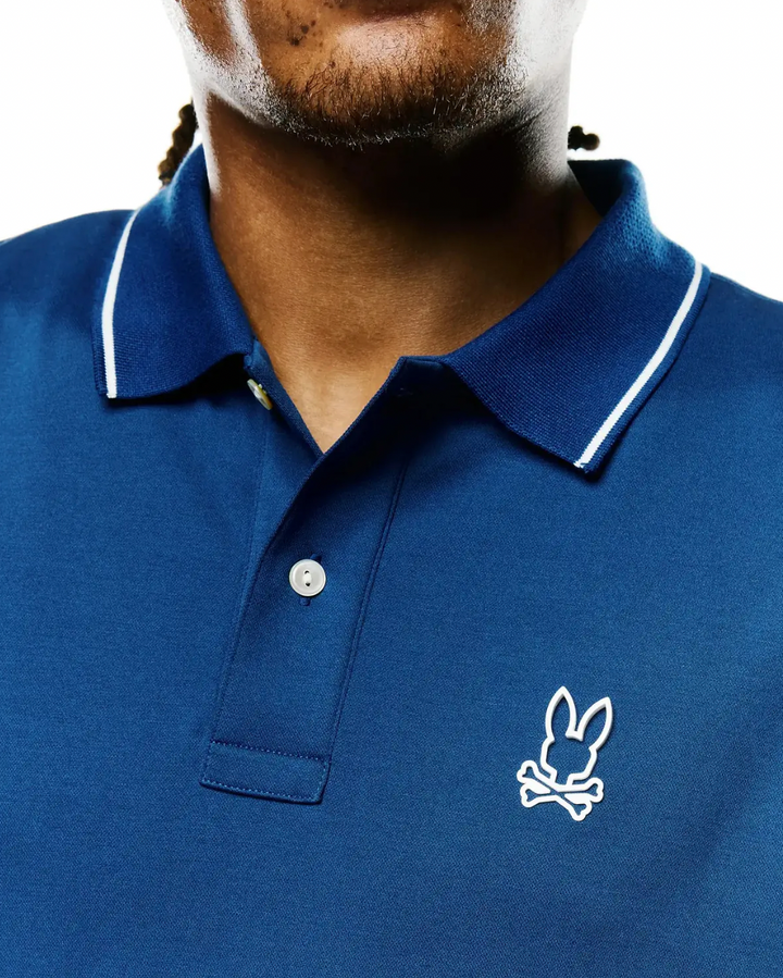 JOJI PERFORMANCE POLO (NAVY PEONY) - PSYCHO BUNNY