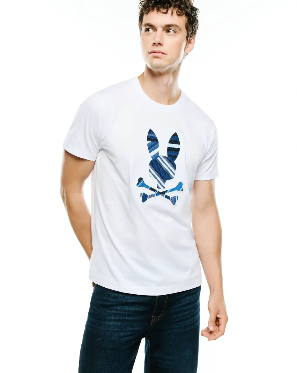 DREW GRAPHIC TEE (WHITE) - PSYCHO BUNNY