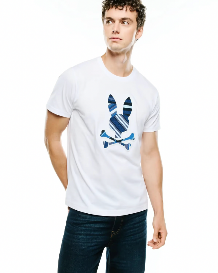 DREW GRAPHIC TEE (WHITE) - PSYCHO BUNNY