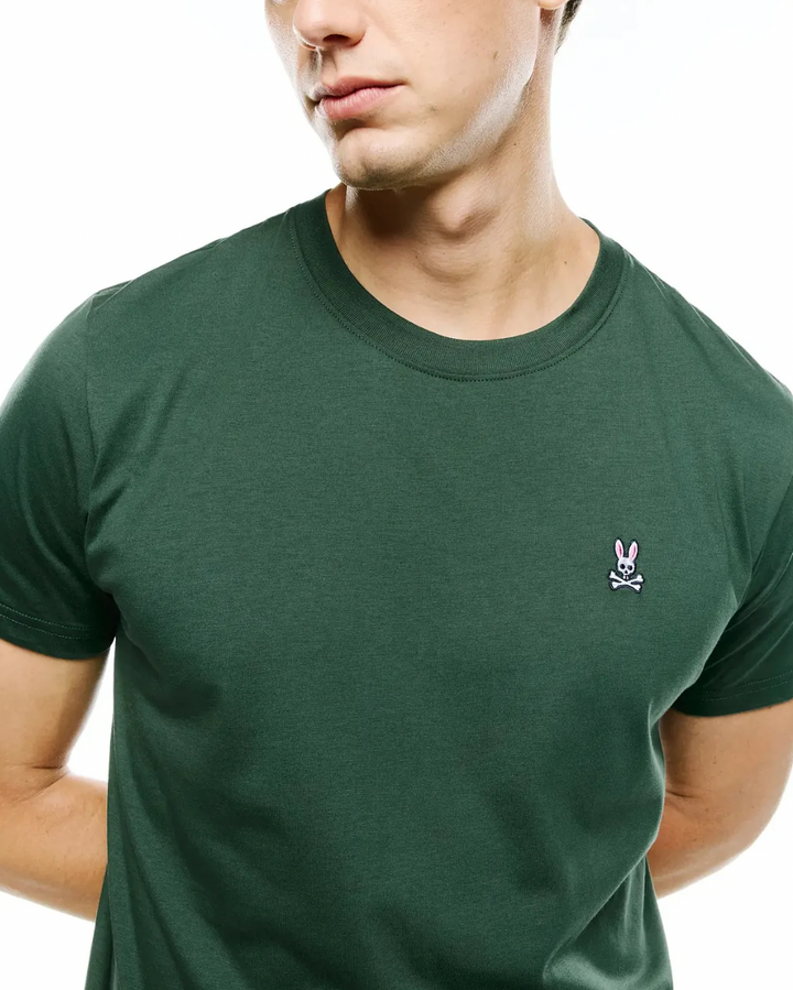 CLASSIC CREW NECK TEE (PINENEEDLE) - PSYCHO BUNNY