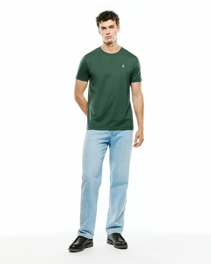 CLASSIC CREW NECK TEE (PINENEEDLE) - PSYCHO BUNNY