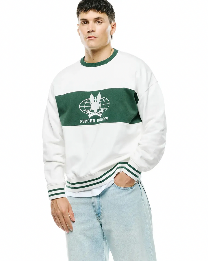 MIKE FRENCH TERRY SWEATER (ECRU) - PSYCHO BUNNY