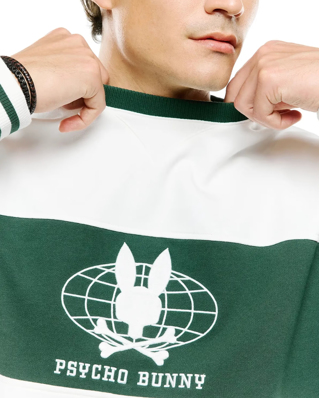 MIKE FRENCH TERRY SWEATER (ECRU) - PSYCHO BUNNY