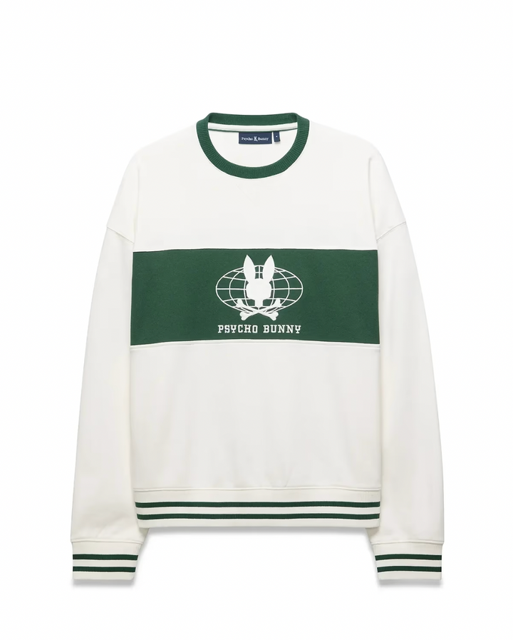 MIKE FRENCH TERRY SWEATER (ECRU) - PSYCHO BUNNY