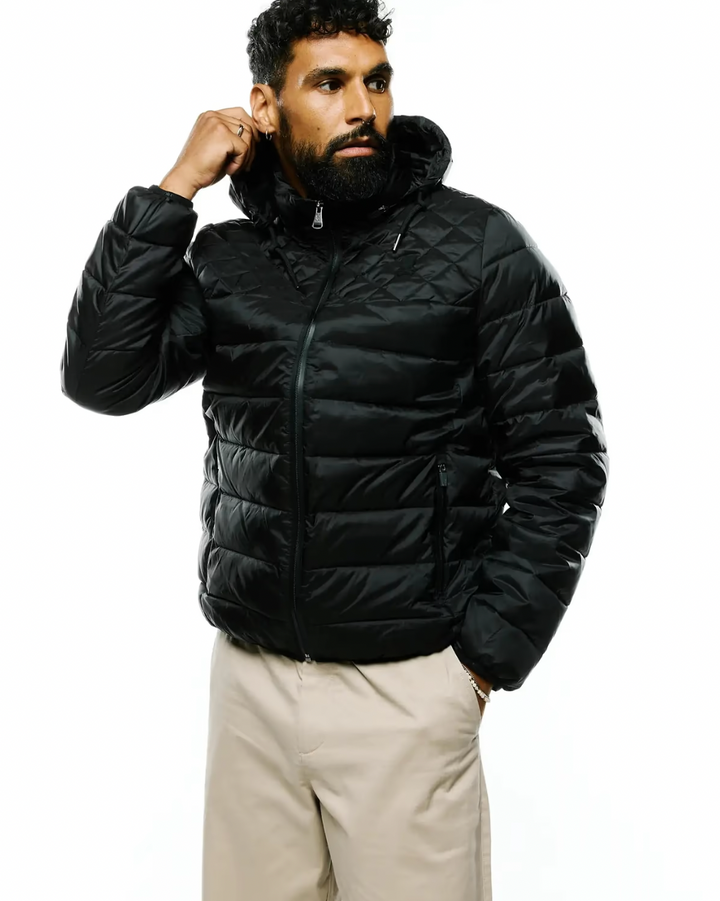 EMERIK PUFFER JACKET (BLACK) - PSYCHO BUNNY