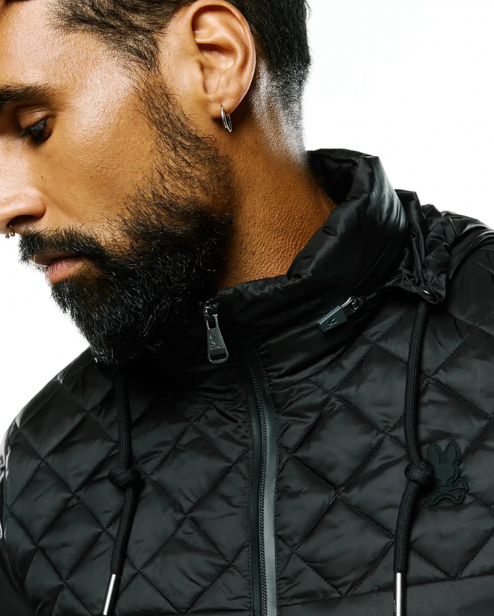 EMERIK PUFFER JACKET (BLACK) - PSYCHO BUNNY