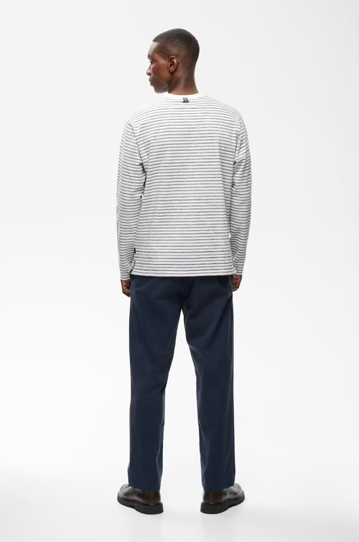 MAKAI STRIPE LONGSLEEVE T-SHIRT (BLUE STRIPE) - MATINIQUE