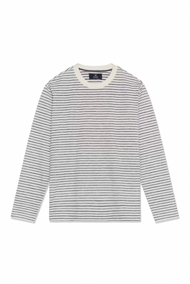 MAKAI STRIPE LONGSLEEVE T-SHIRT (BLUE STRIPE) - MATINIQUE