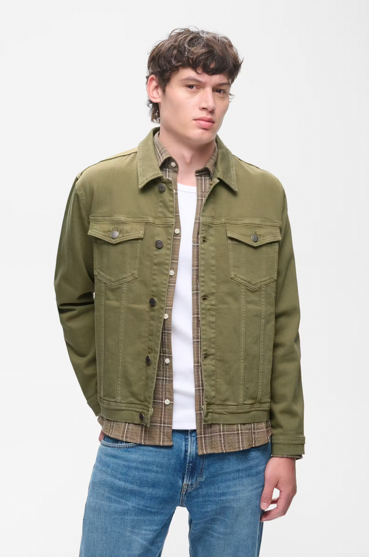 MASHEPARD DENIM JACKET (SAGE) - MATINIQUE