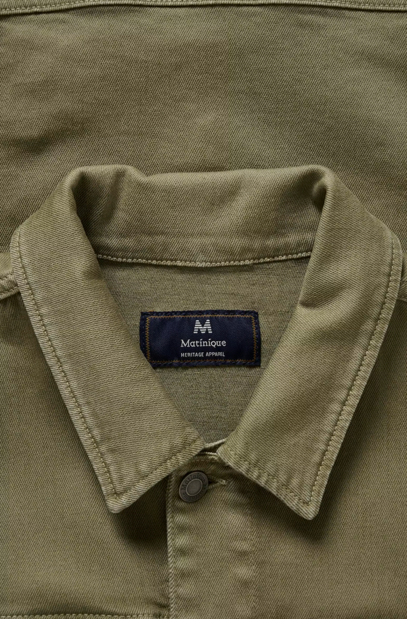 MASHEPARD DENIM JACKET (SAGE) - MATINIQUE