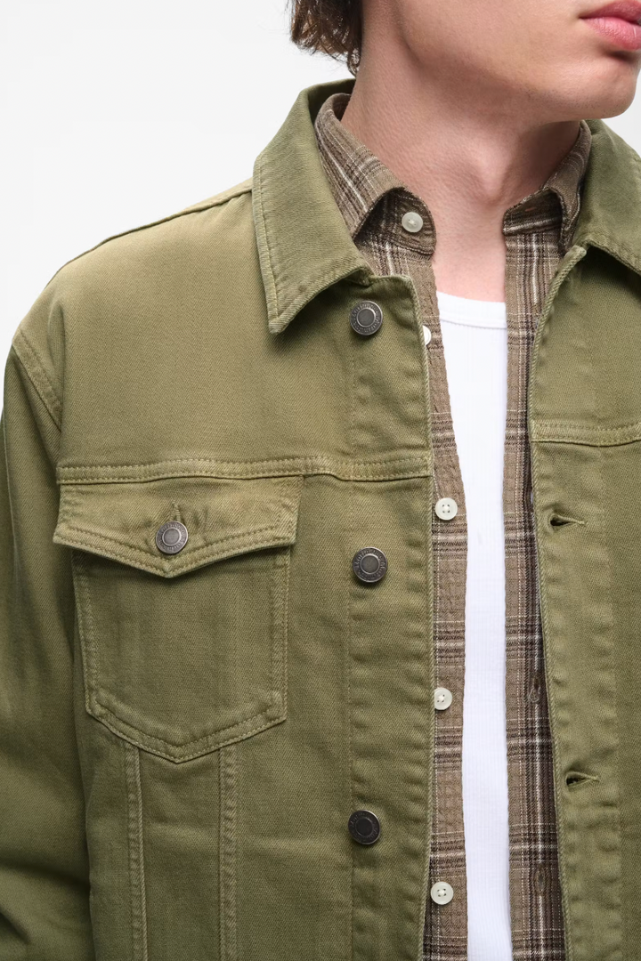 MASHEPARD DENIM JACKET (SAGE) - MATINIQUE