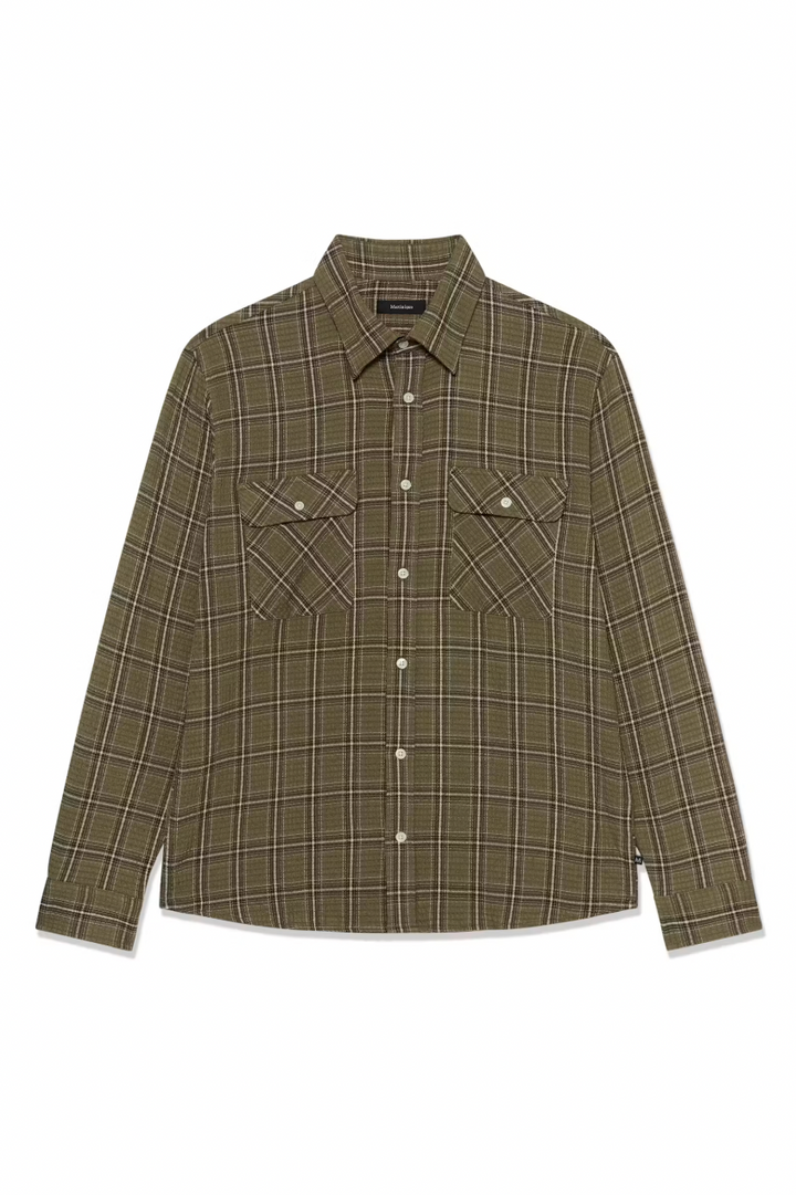 MACHRISTALDO SHIRT (OLIVE) - MATINIQUE