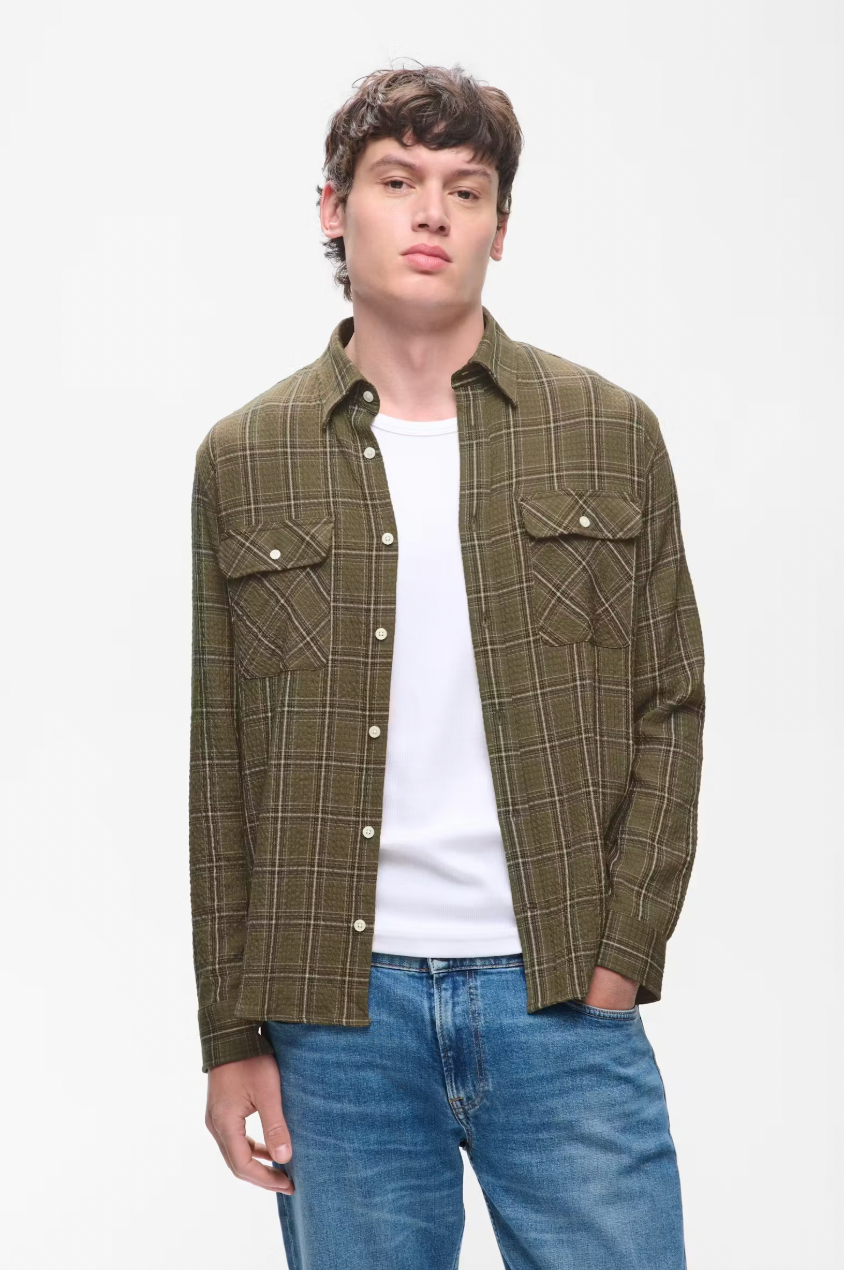 MACHRISTALDO SHIRT (OLIVE) - MATINIQUE