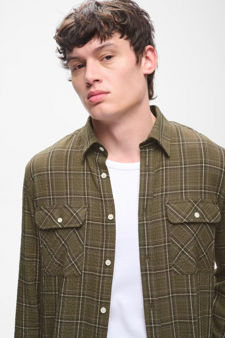 MACHRISTALDO SHIRT (OLIVE) - MATINIQUE