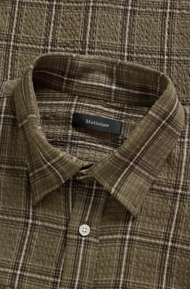 MACHRISTALDO SHIRT (OLIVE) - MATINIQUE